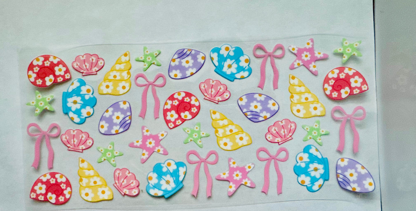 Floral seashells
