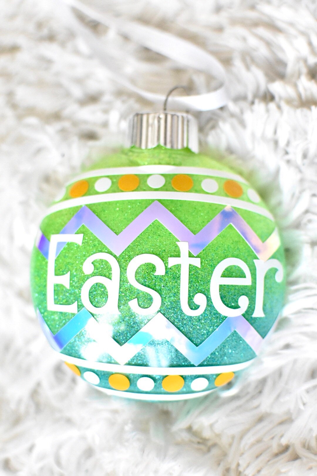 Easter 4 Glitter Ornament Set