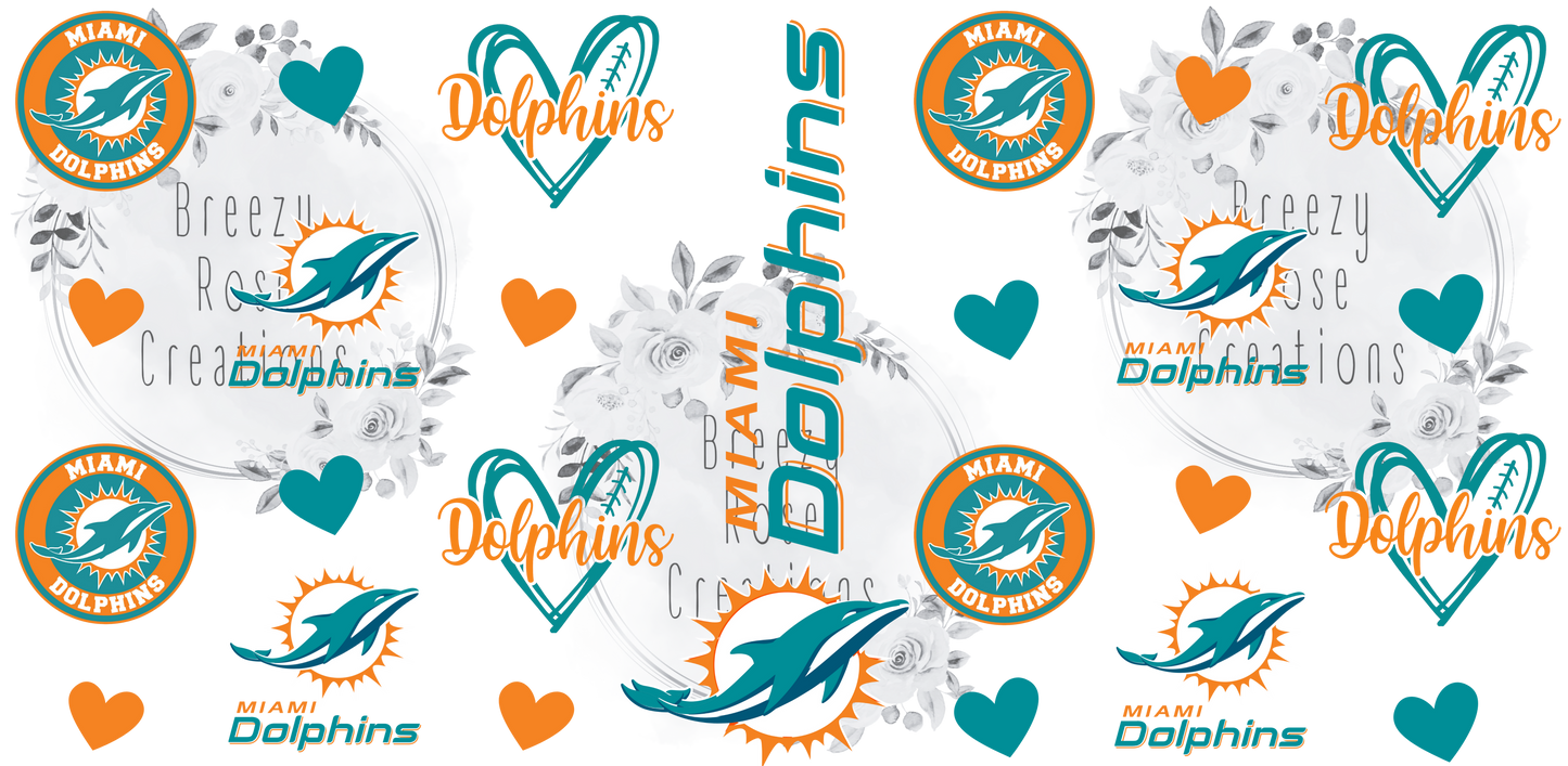 Miami Dolphins hearts