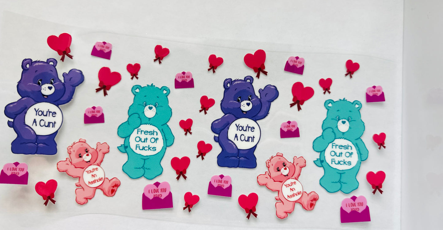 Swear, bear and hearts