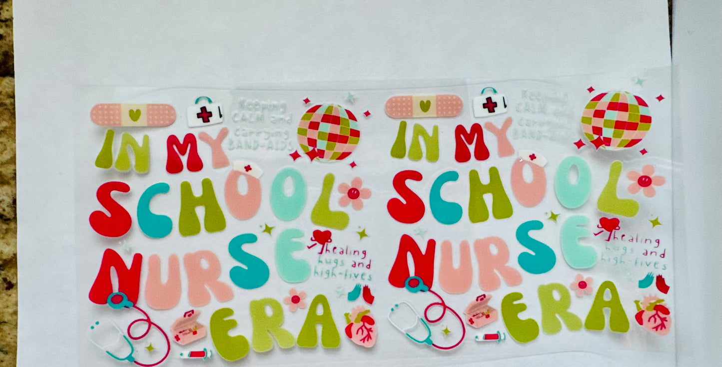 In my school nurse era