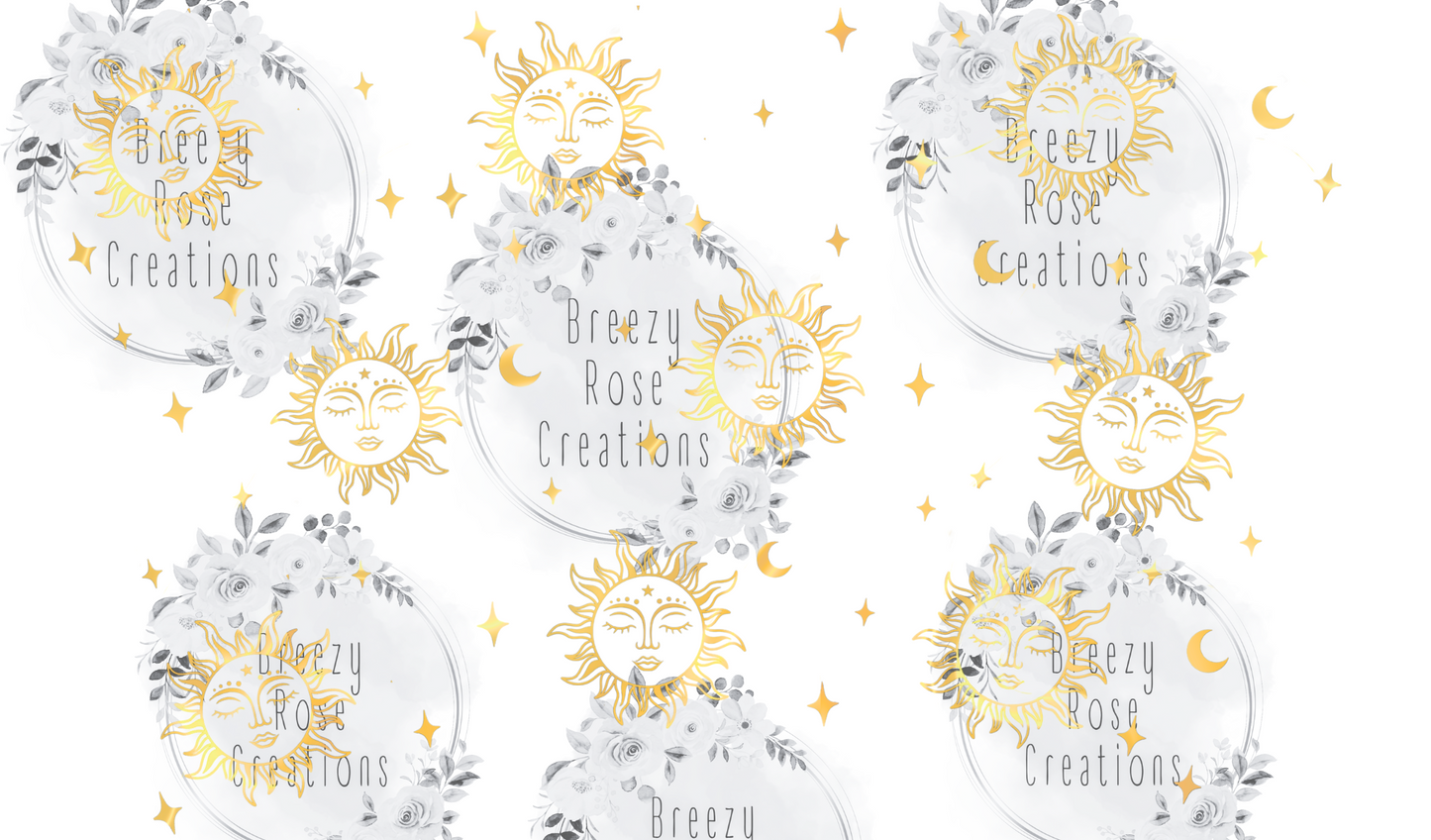 Celestial Sun and Moons 24 oz