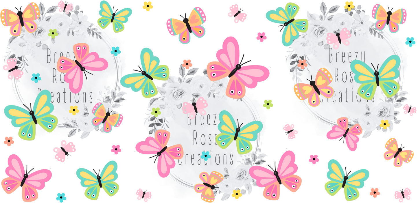 Multicolored Butterflies