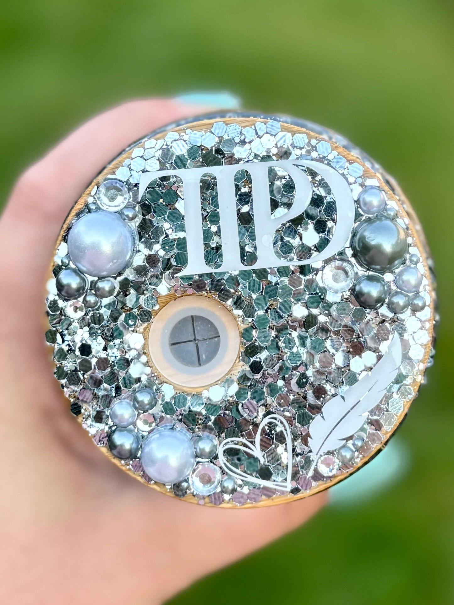 Taylor Swift TTPD Tortured Poets Department Snowglobe Themed Tumbler