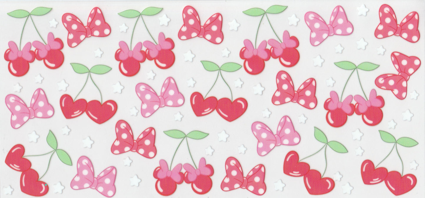 Minnie Mouse Cherries and Bows