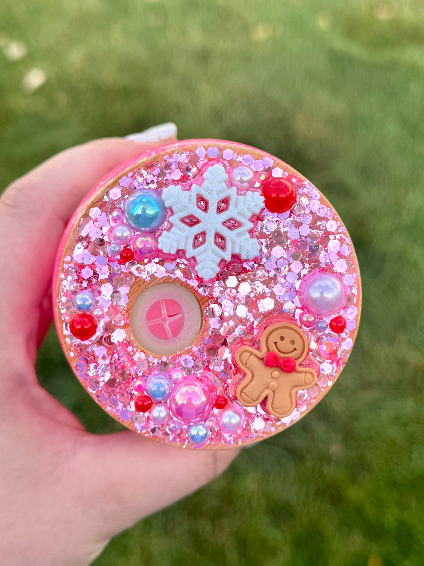 Custom Made Christmas Cookies Gingerbread Themed Tumbler