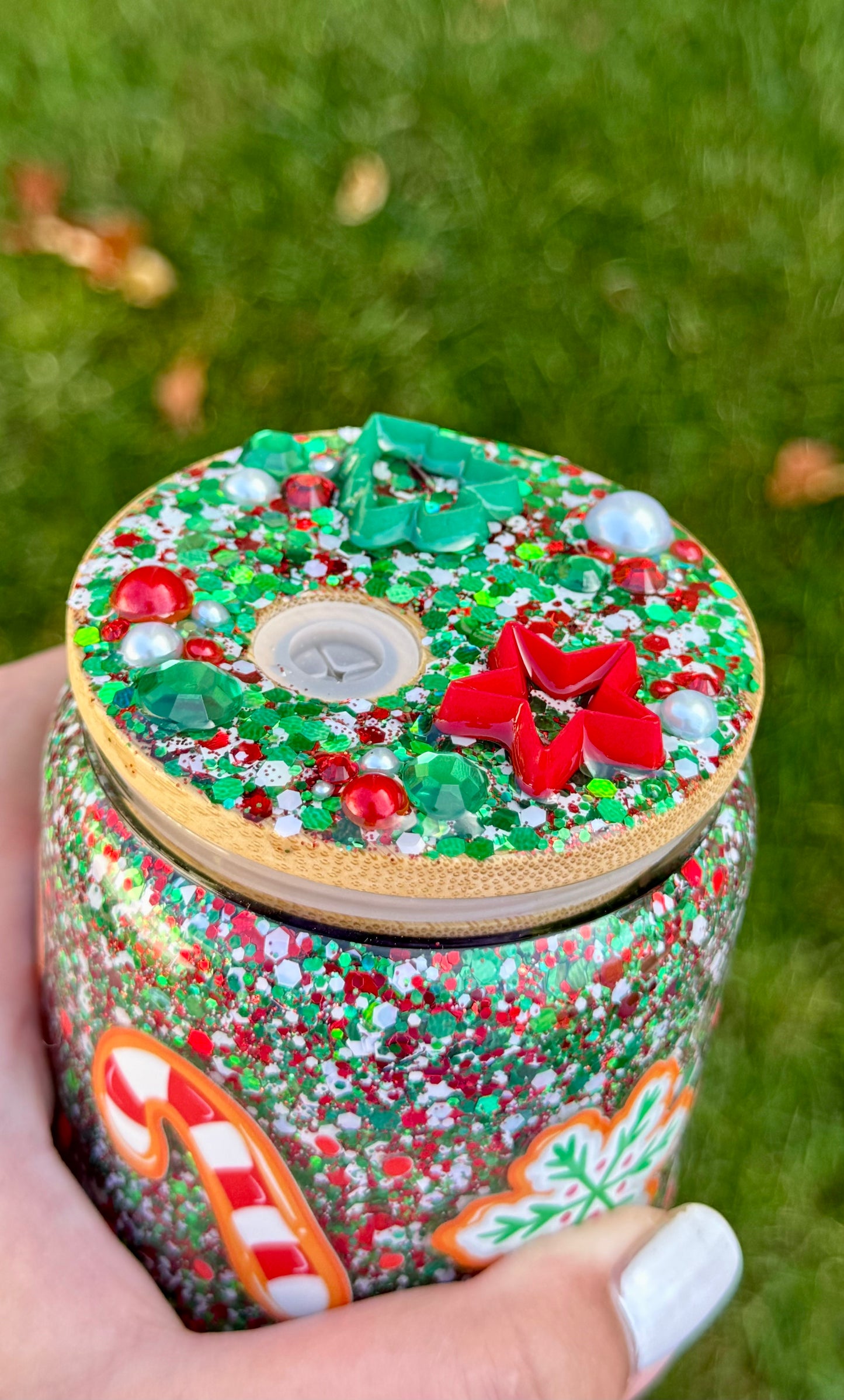 Custom Made Christmas Cookies Themed Tumbler