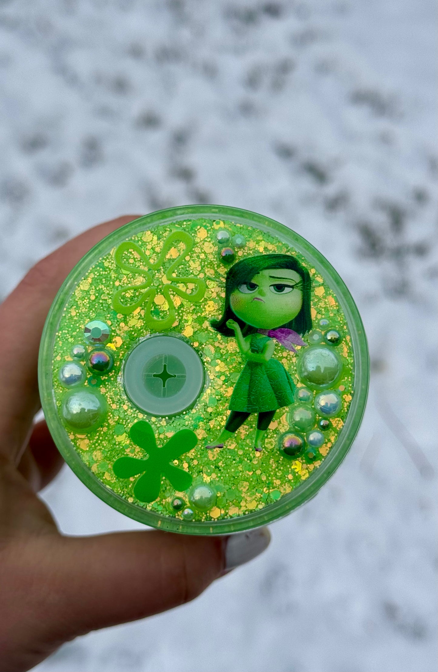 Disgust Inside Out Themed Tumbler