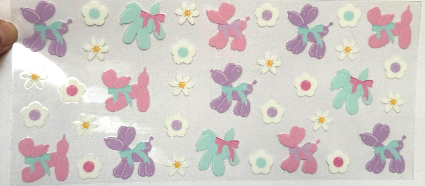 Balloon Dogs Pastel