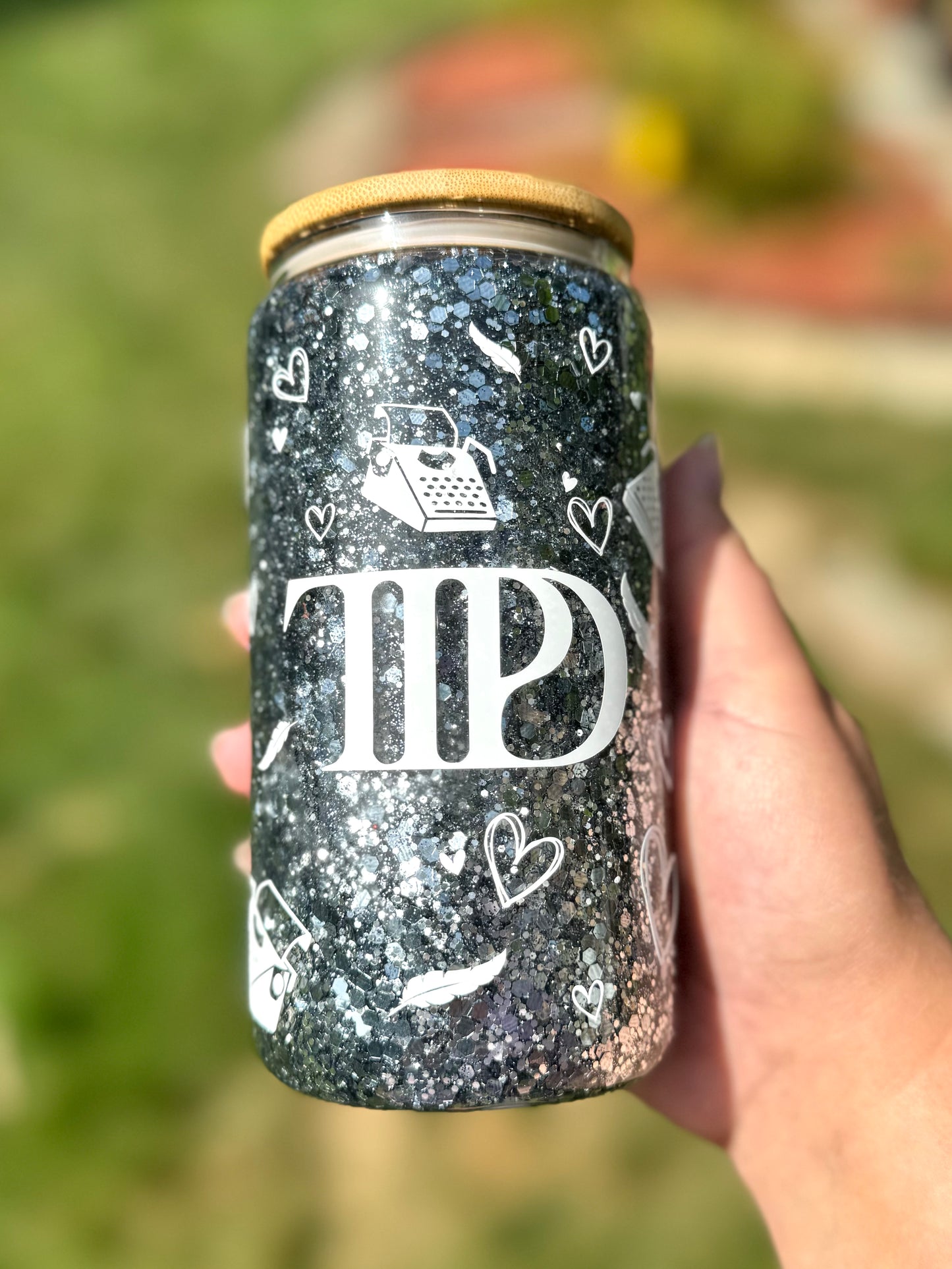 Taylor Swift TTPD Tortured Poets Department Snowglobe Themed Tumbler