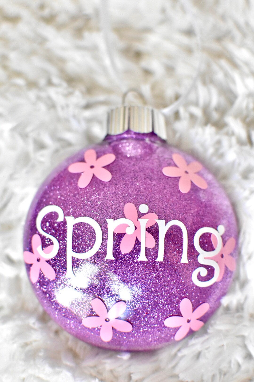 Easter 4 Glitter Ornament Set