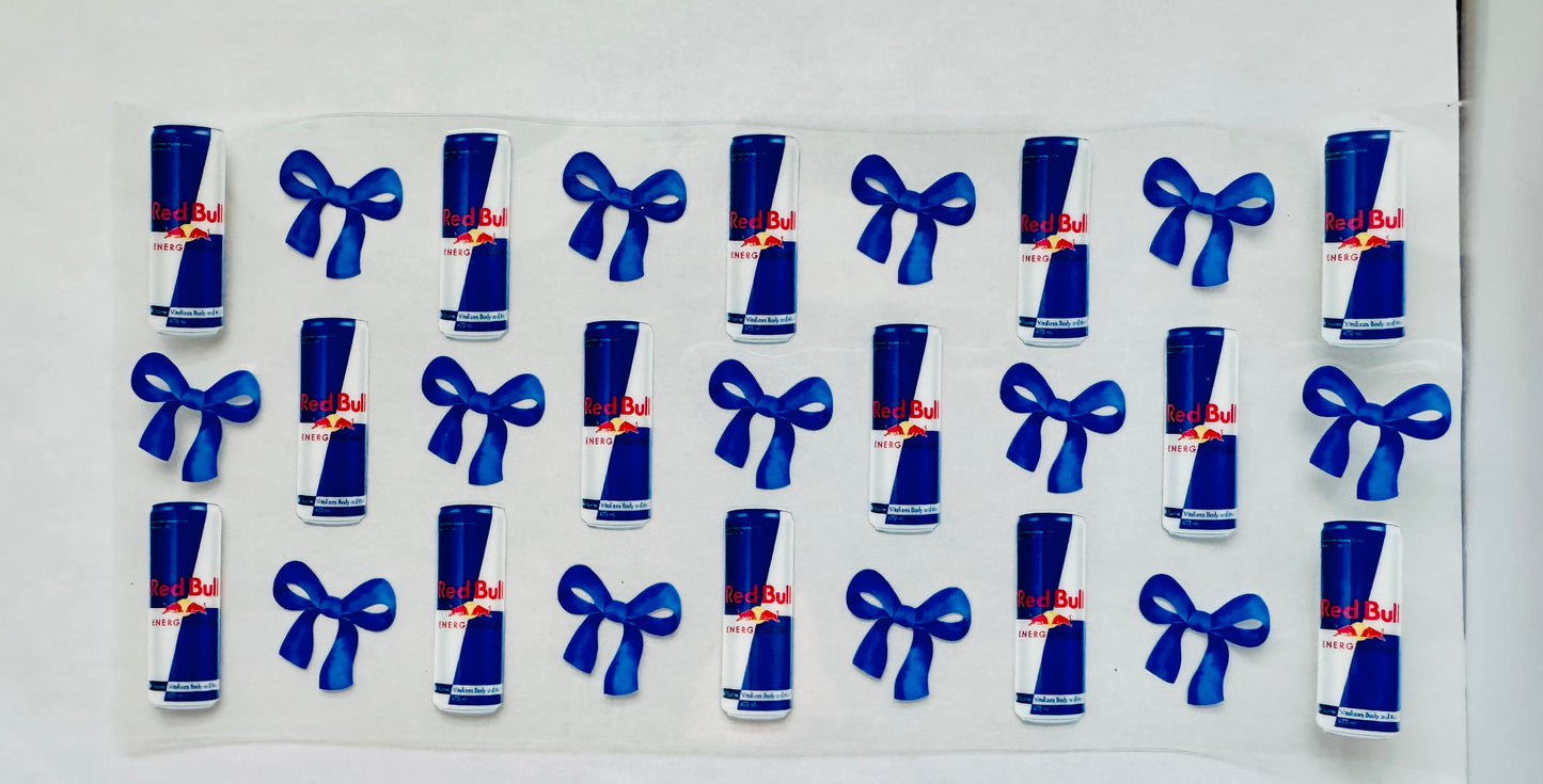 Red Bull and bows