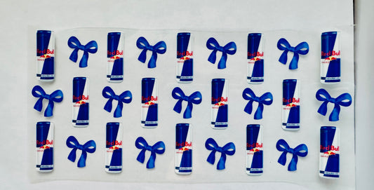 Red Bull and bows