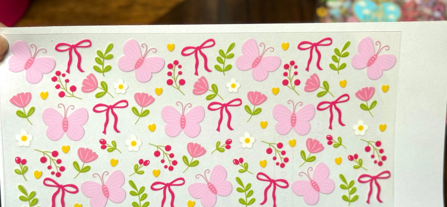 Butterflies and bows