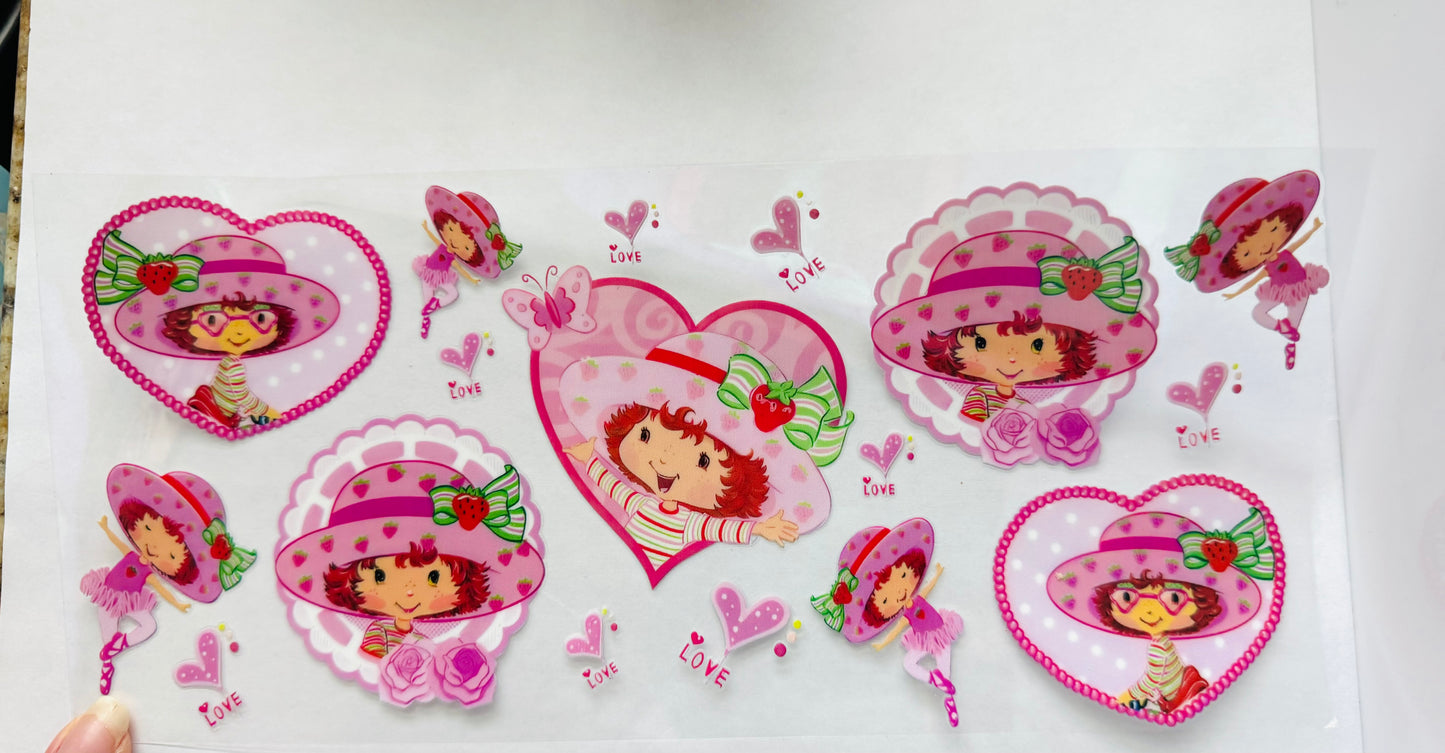 Strawberry shortcake hearts