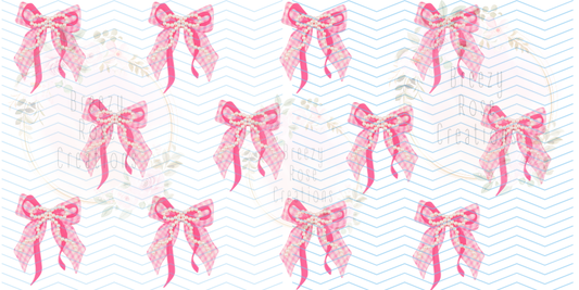 Pearl pink bows