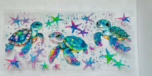Sea turtle rainbow