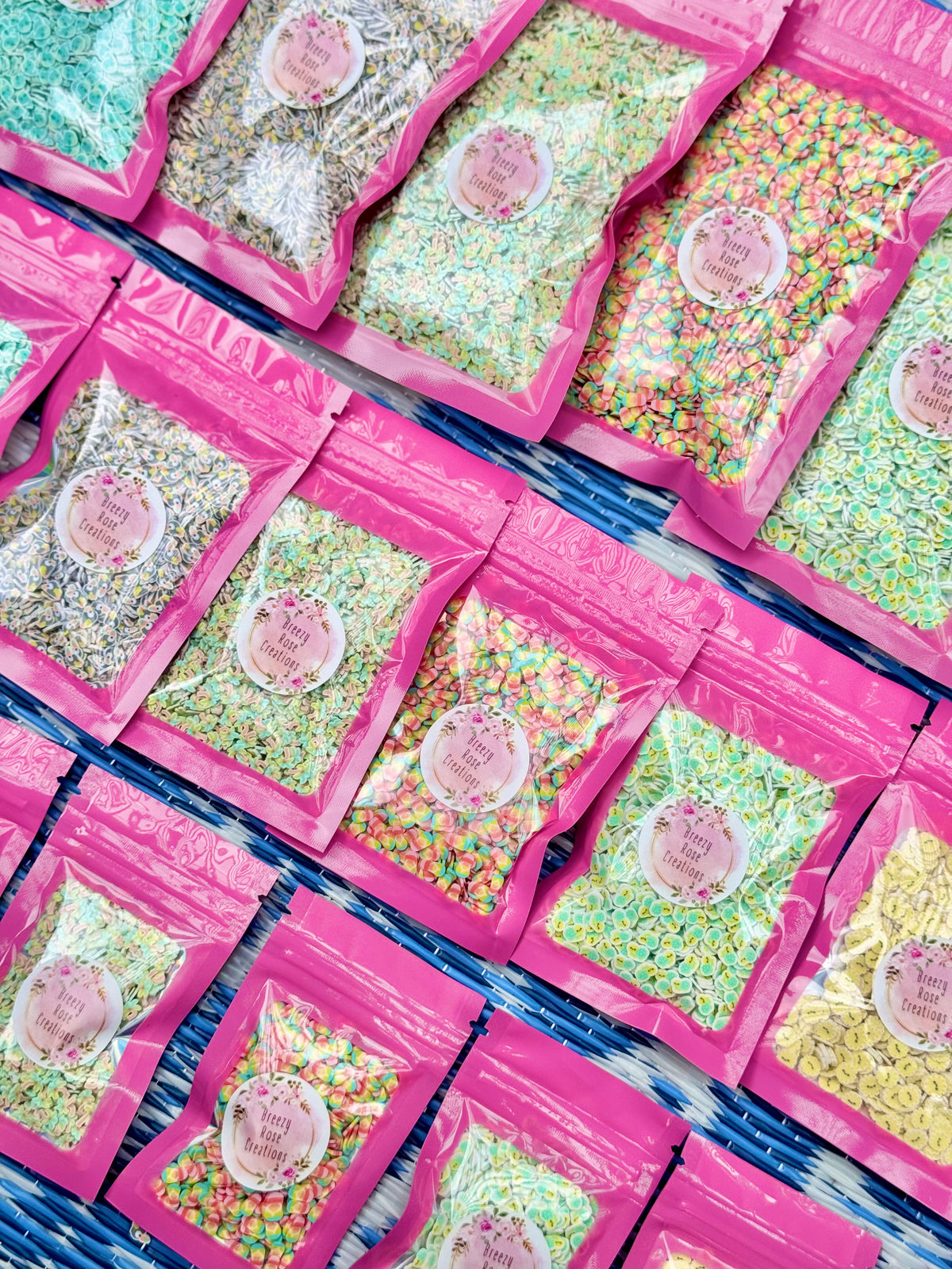 Pink Pumpkin Clay Slices