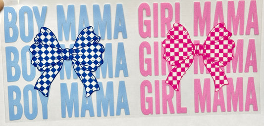 Boy and girl mama