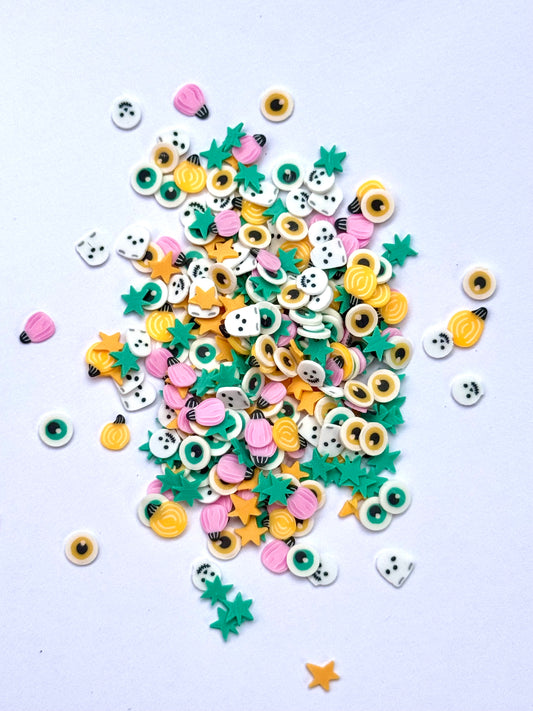 Halloween Mix Clay Slices
