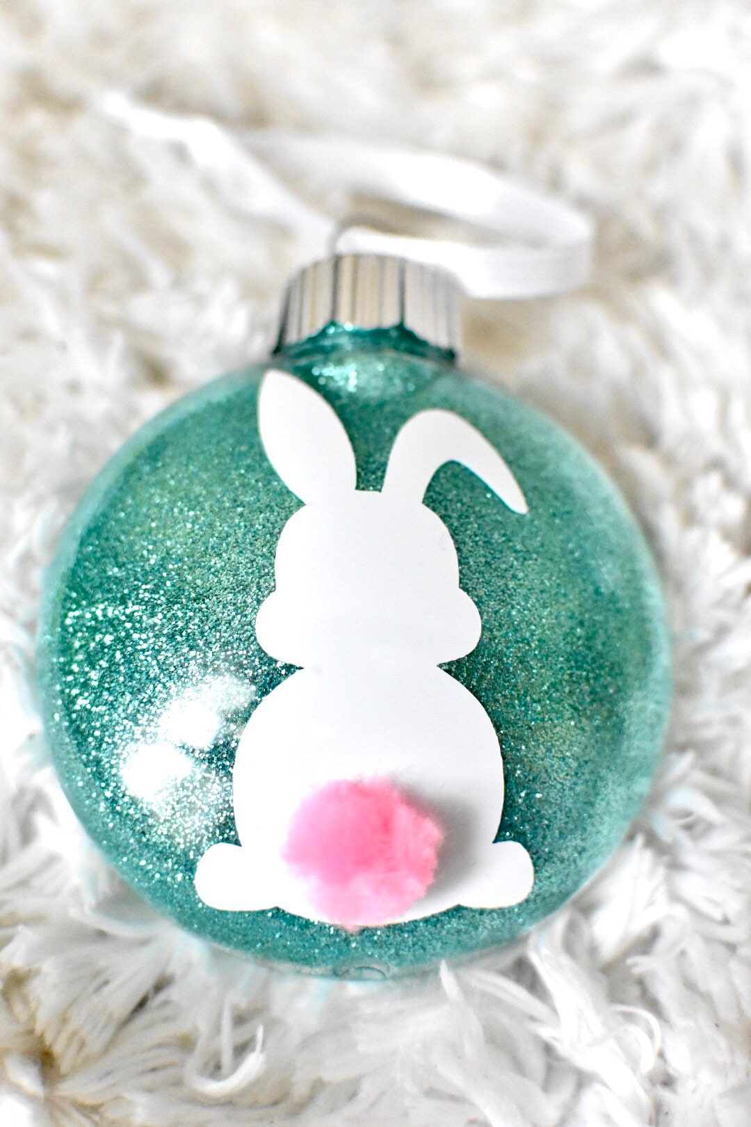Easter 4 Glitter Ornament Set
