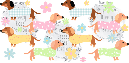 Dachshund Flowers