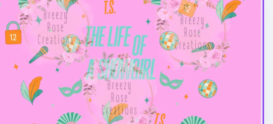 Life of a Sh*wgirl Mint letters