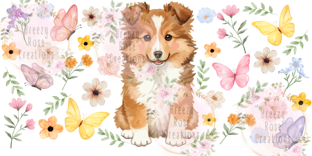 Sheltie Flowers