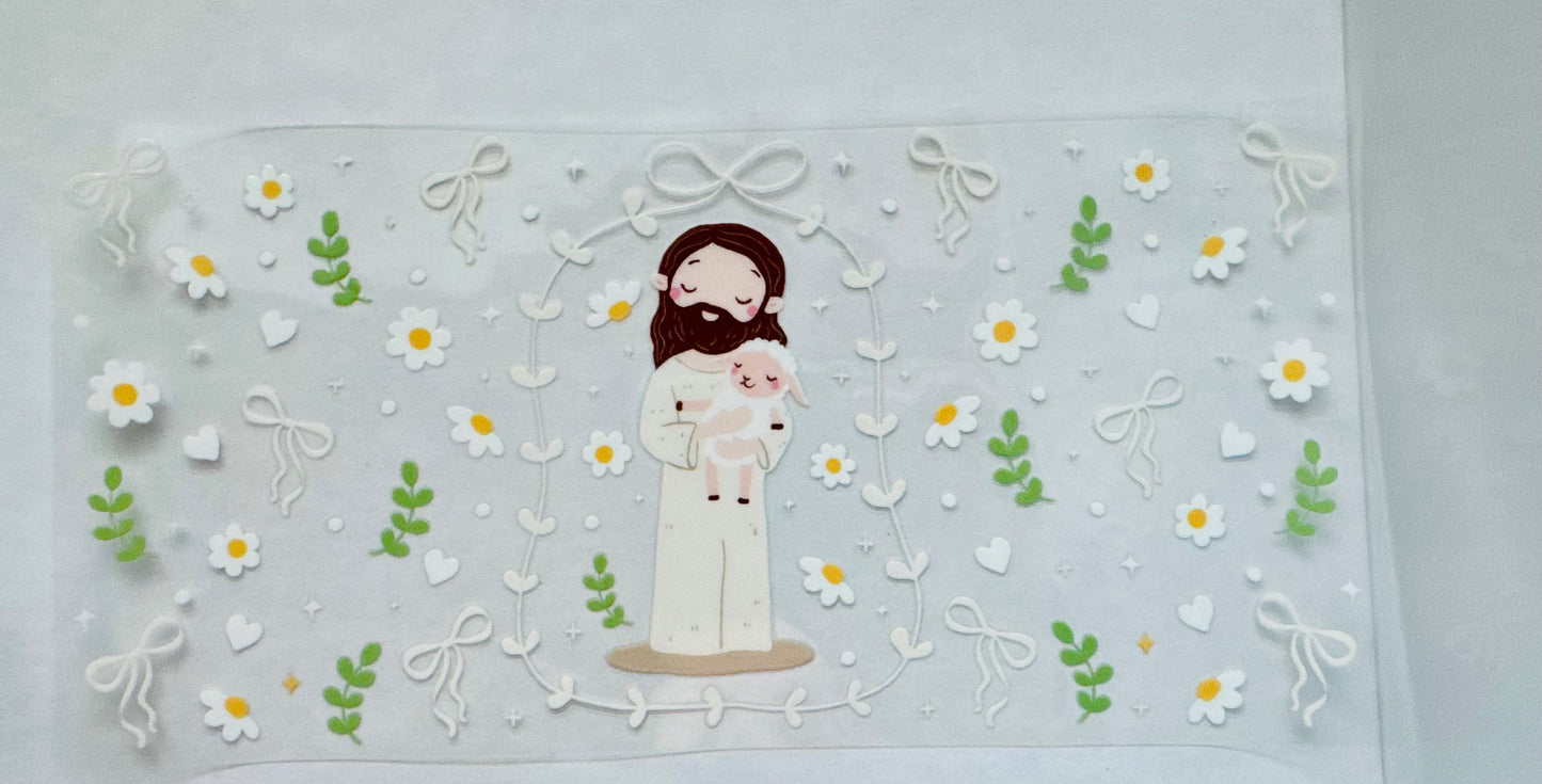 Jesus and lamb