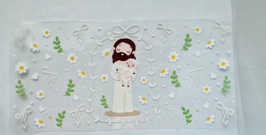 Jesus and lamb