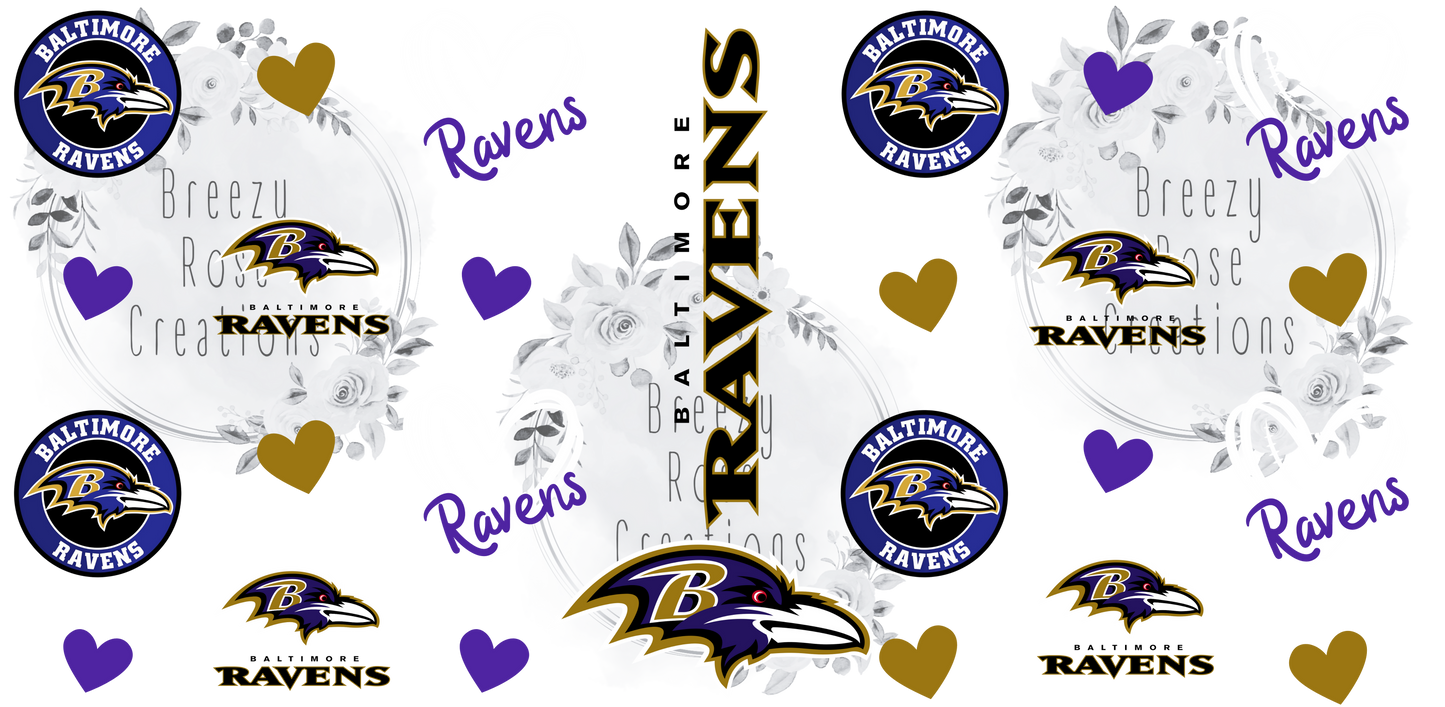 Baltimore Ravens hearts
