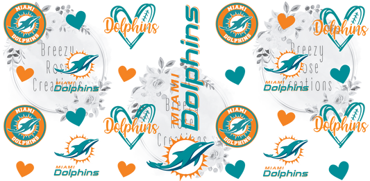 Miami Dolphins hearts