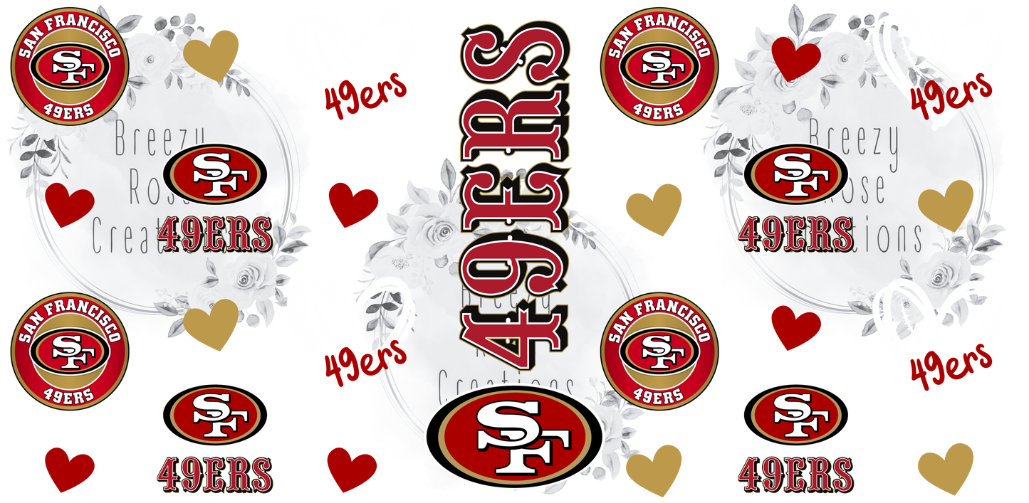 San Francisco 49ers hearts