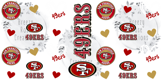 San Francisco 49ers hearts