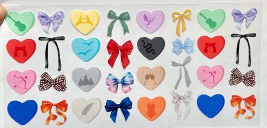 Eras hearts & bows