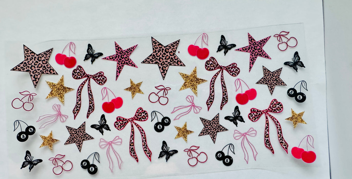 ￼ Bows, cherries, and stars