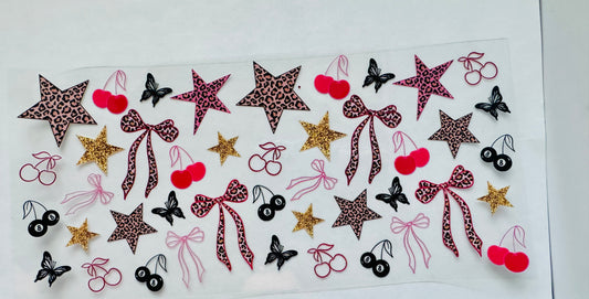 ￼ Bows, cherries, and stars