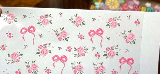 Bows and roses