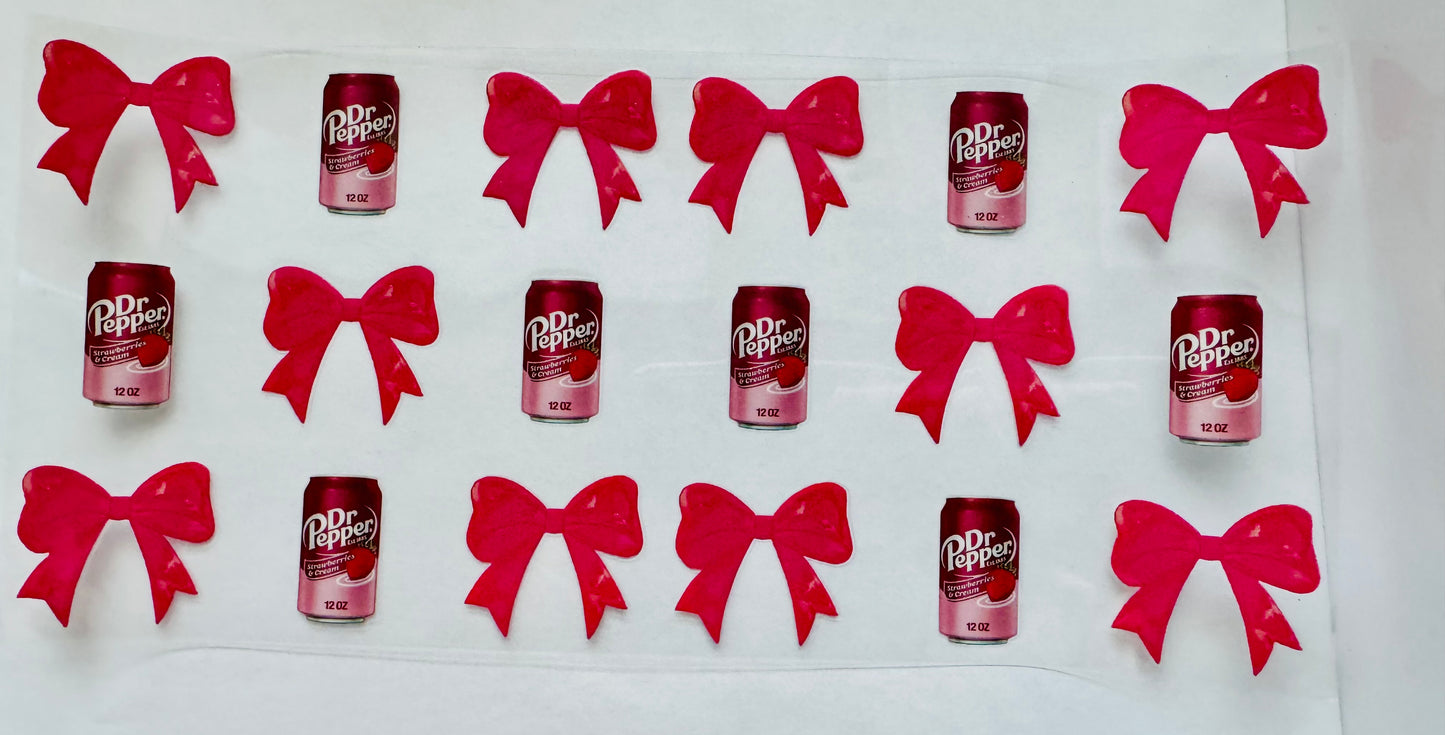 Strawberries and cream Dr Pepper
