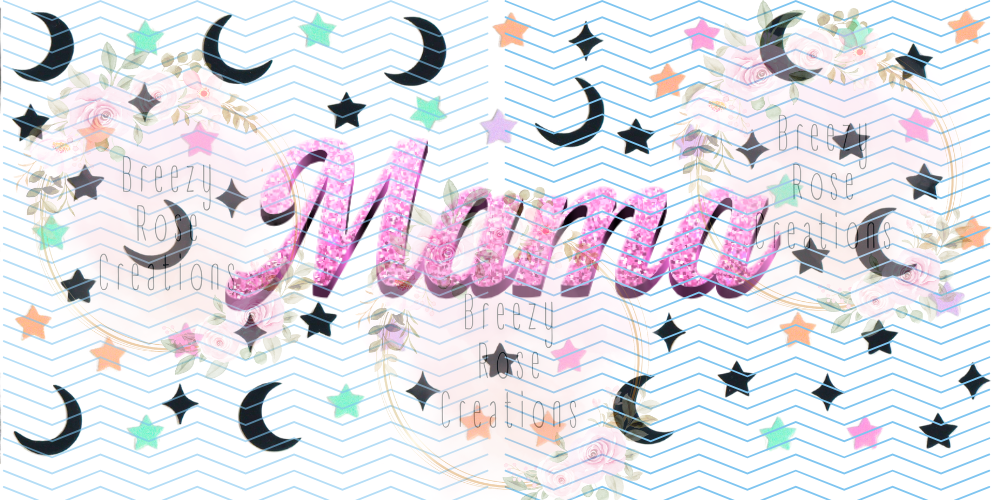 Neon stars Mama