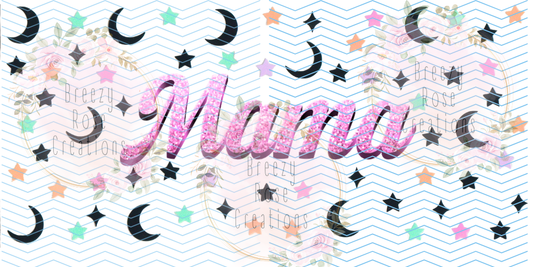Neon stars Mama