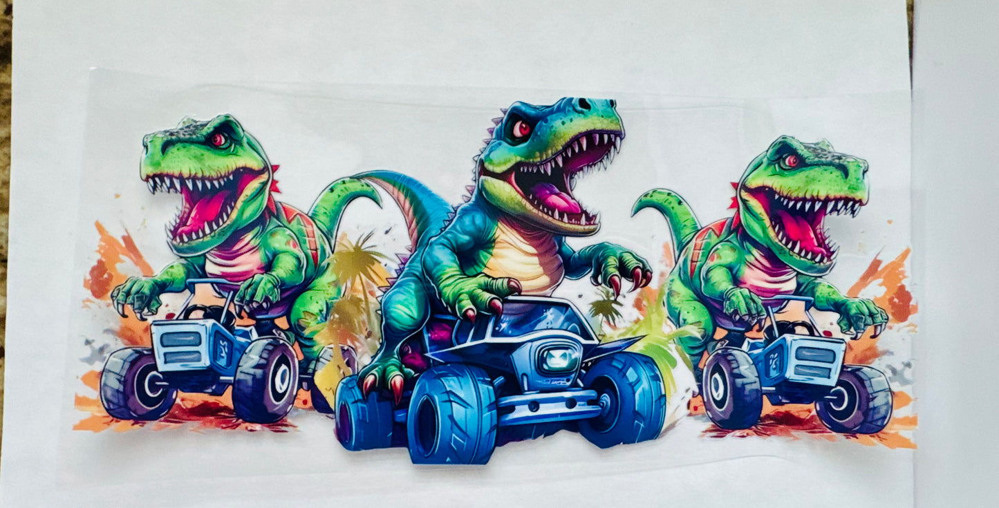 Monster trucks and dinosaurs