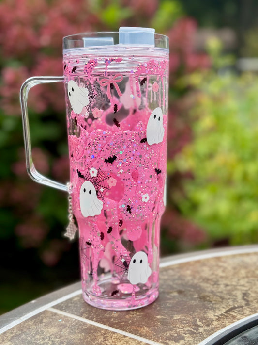 Ghost Web Lava 40 oz Tumbler