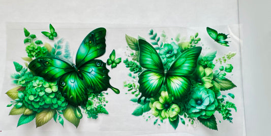 Emerald butterfly