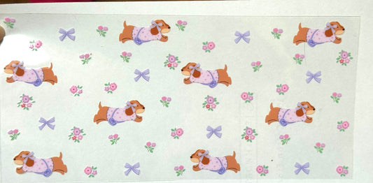 Dachshund and bows