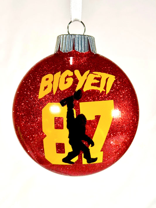 Travis Kelce “Big Yeti” Ornament