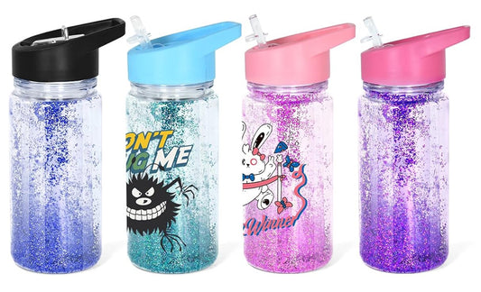 Kids 10 oz Snow Globe Tumbler Bottle