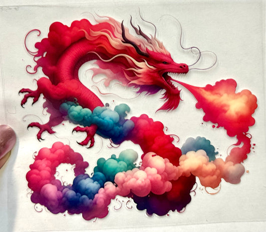 Red Dragon Decal