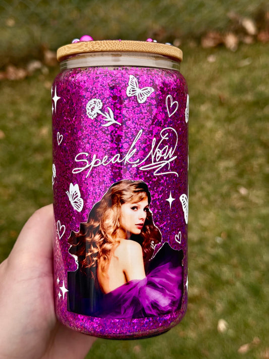 Taylor Swift Speak Now Album Themed Tumbler
