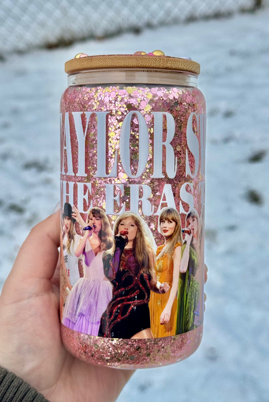 Taylor Swift The Eras Tour Themed Tumbler